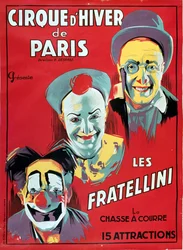 Plakatwerbung für den „Cirque d